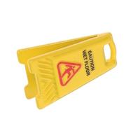 YARNOW Mini Panneau De Sol Mouillé pour Maison De Poupée Signalisation Réaliste Décoration De Collectionneur Accessoire Miniature Attention Sol Glissant
