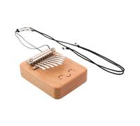 YARNOW Mini Piano à Pouce Kalimba en Bois 9 Touches avec Sangle Réglable, Instrument de Musique Portable pour Débutants, Son Polyvalent et Apprentissage Facile