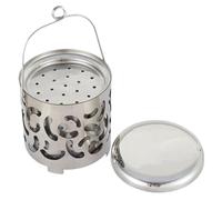 YARNOW Mini Poêle à Charbon de Bois en Acier Inoxydable 1 Pièce Réchaud de Camping Multifonctionnel Portable Chauffage d'Extérieur pour Tente Couverture Chauffante Résistante aux