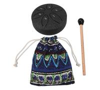 YARNOW Mini Tambour à Langue Acier Instrument de Percussion Portable avec Notes pour Débutants et Conception Compacte pour Extérieur et Intérieur Couleur Inclut Baguette et Sac