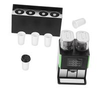 YARNOW Miniature Machine à Café pour Maison de Poupées Accessoire de Cuisine Décoration Modèle Réaliste avec Tasses à Café pour Scènes et Partage Entre
