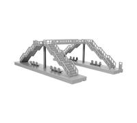 YARNOW Modèle de Piétonne Miniature DIY pour Décor Urbain Maquette de Pont Surélevé Accessoire Photo et Décoration de Paysage Ferroviaire