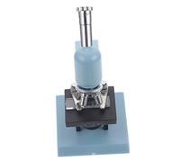 YARNOW Modèle Miniature de Microscope Décoratif Bleu pour Maison de Poupée Éducatif DIY Accessoire de Bureau Ludique et Réaliste Cadeau Créatif