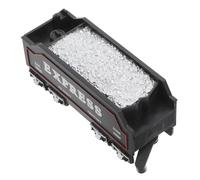 YARNOW Modèle Miniature de Wagon à Charbon en Plastique pour Garçon et Filles Train à Vapeur Ferroviaire Interactif Accessoire pour Circuit de Mini-Train à Charbon Simulation Réaliste