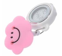 YARNOW Montre Digitale à Pince pour Infirmière Affichage Semaine et Heure, Bracelet Silicone et Métal, Élégante et Classique pour Usage Hospitalier