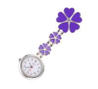 YARNOW Montre Infirmière Poche Alliage Zinc Forme Cinq Cœurs Montre Accrocher Pratique pour Femme Cadeau Élégant et Fonctionnel