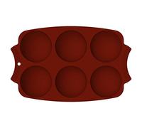 YARNOW Moule à Pâtisserie 6 Cavités en Silicone 27 CM Réutilisable Haute Température pour Cuisson de Gâteaux et Chocolats, Conçu pour Usage Domestique et Événements Gourmands