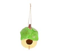 YARNOW Oiseau Suspendue Résine pour Petits Oiseaux Décoration de Jardin Unique Extérieur pour Attirer Votre