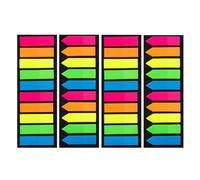 YARNOW Onglets Adhésifs Transparents Pet Multifonctions, 4 Pièces 200 Feuilles, Notes Autocollantes pour Bureau et Étude, Marque-page Pratique et Exquis