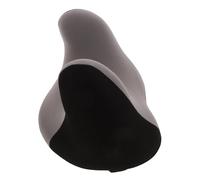 YARNOW Oreiller Cervical Ergonomique pour Appui-tête de Voiture U Forme, Mousse à Mémoire de Forme, Tissu Tricoté Respirant, Coussin Support Nuque Noir Gris, 1 Pièce, Confort Voyage