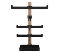 YARNOW Organisateur de Casques et Lunettes pour Vélo, Support de Rangement Suspendu Noir, Accessoire Pratique pour Bureau de Cyclistes