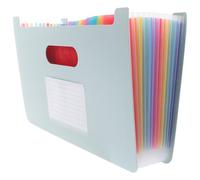 YARNOW Organisateur de Fichiers A5 Léger en Pp Trieur Soufflet à Grosse Capacité, pour Classement des Documents Bureau