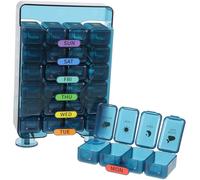 YARNOW Organisateur Pilules Portable Cases Étanche pour Jours Voyage Pratique Rangement Vitamines
