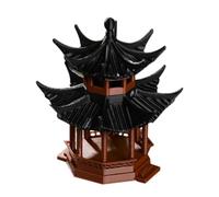 YARNOW Ornement de Pavillon pour Aquarium en Plastique Léger Modélisation Réaliste, Décoration Miniature pour Aquarium et Jardin Zen