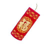 YARNOW Ornement de Vitrine Factices, Taille Moyenne, Rouge | Papier et Non-tissé, Style Prospère et Heureux, pour Bar et Centre Commercial, Fête du Nouvel An