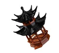 YARNOW Ornement pour Aquarium en Plastique Statue de Pavillon Élégant, Surface Brillante et Modélisation Vivante, Décor Miniature pour Aquarium et Paysage Zen à Domicile