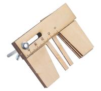 YARNOW Outil d'Amarrage en Bois Gabarit de Perçage, Accessoire pour Maquettes de Bateaux à Voile, Adapté aux Projets de Modélisme Naval et Maquettes Bois