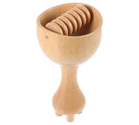 YARNOW Outil de Thérapie Bois avec Ventouses et Grattage pour Modelage et Relaxation à la Maison