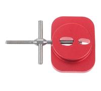 YARNOW Outil d'Extraction de Goupille en Alliage d'Aluminium Rouge pour Entretien Moulinet de Pêche Extracteur d'Axe de Roulement Léger et Portable Accessoire Pêcheur Polyvalent pour