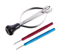 YARNOW Outils de Démontage de Montres 3 Pièces en Alliage D'aluminium Étuis pour Ramasseurs, Presse-Aiguille Portable pour Réparation Facile des Aiguilles de Montre