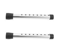 YARNOW Paire de Roulettes de Rechange Silencieuses et Réglables pour Déambulateur, Tubes en Aluminium 28 Mm, Jambes de Soutien Ajustables, Accessoires pour Aide la Mobilité Sécurisée
