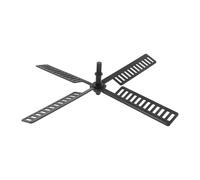 YARNOW Pales d'Éolienne en Plastique 21X21 CM Accessoires pour Moulin à Vent de Jardin Pièces d'Éolienne Résistantes aux UV et Étanches pour Usage Extérieur