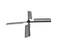 YARNOW Pales d'Éolienne en Plastique pour Jardin Extérieur, Feuilles de Moulin à Vent Résistantes 21X21 CM, Rotation Stable au Vent, Effet Visuel Coloré, Accessoire Étanche pour