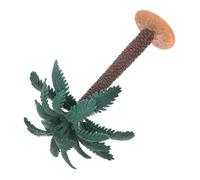 YARNOW Palmiers Miniatures Décoratifs Petits, Plantes Artificielles PVC Socle, Résistants la Décoloration, Décor Intérieur Polyvalent pour Aquarium et Loisirs Créatifs, Kit Décoration
