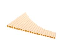 YARNOW Pan Flûte Traditionnelle Tubes G Portable pour Musique Folklorique Débutants et Adapté Joueurs Gaucher et Droitier