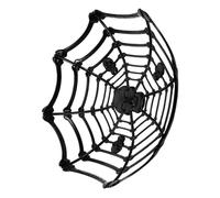 YARNOW Panier à Fruits et Finition Soignée Noir en Plastique Toile D'araignée Panier Réutilisable, Gain de Place pour Décoration Halloween pour Buffet ou Décoration de Table