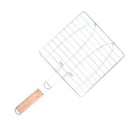 YARNOW Panier à Griller pour Barbecue en Fil de Fer, Empêche Les Aliments de Tomber, pour Poissons et Viandes, Accessoire Pratique pour Grillades en Extérieur