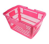 YARNOW Panier Courses en Plastique Épais Poignée, Petit Panier à Articles Divers pour Usage Commercial et Stockage Solide à Domicile ou Bureau
