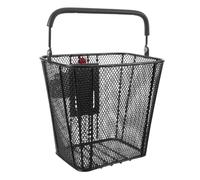 YARNOW Panier pour Trottinette Électrique, Fixation Rapide, Fer Noir | Panier en Filet Amovible Poignée, Installation et Retrait Rapides, pour Adultes et Scooters Électriques