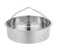 YARNOW Panier Vapeur Multifonction en Acier Inoxydable 1 Pc, Plateau Vapeur avec Poignées, Compatible Cuiseur à Riz Électrique, Cuisson Saine de Légumes et Fruits de Mer