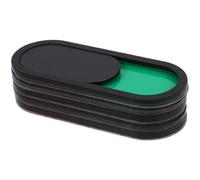 YARNOW Panneau de Porte Vacant Occupé en Plastique Noir pour Salle de Bain, Indicateur D'état Facile à Utiliser, Lot de 5 Pièces pour Porte de Toilette