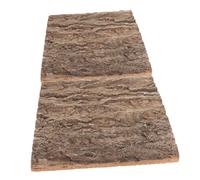 YARNOW Panneau Décoratif en Écorce de Liège Naturelle pour Reptiles et Poissons, 2 Pièces, Installation Facile, Design Unique Mur Végétal pour Terrarium et Décoration Maison