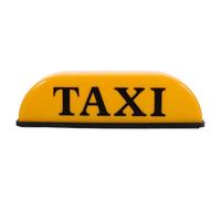 YARNOW Panneau Lumineux Magnétique de Taxi 12V Jaune Lampe de Toit pour Véhicule Feux de Taxi pour Voitures Éclairage Haute Luminosité pour Conduite Professionnelle