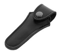 YARNOW Paquet de Rangement en Cuir Bovin Noir Petite Taille pour Embouchure Trompette Protection Portable et Sécurisée Accessoire Compact pour Stockage d'Instruments de Musique et