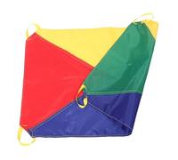 YARNOW Parachute de Résistance pour Entraînement à Vitesse Poignées | Tissu Robuste, Design Arc-en-ciel Coloré, Jeu Collectif pour Garçon et Filles, Enseignants D'éducation Physique