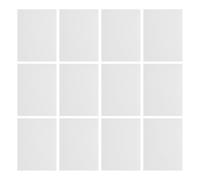 YARNOW Patch de Réparation Murale en Pvc Blanc 40 Pièces pour Couvrir Trous et Fissures sur Revêtement Mural Design Épuré
