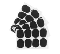 YARNOW Patch pour Embouchure de Saxophone et Clarinette en Silicone Noir 0,5mm Épaisseur 32 Pièces pour Protection et Confort des Musiciens Débutants