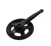 YARNOW Pédalier à Emmanchement Carré 32 Dents Noir avec Protège-chaîne Plateau Vélo Monovitesse pour VTT et Vélo Électrique Solide pour Usage Urbain et Tout-Terrain Transmission Optimale