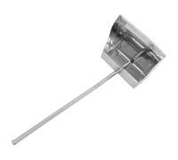 YARNOW Pelle à Poussière Métallique à Long Manche Bord Profilé, Pelle Ménagère Lourde pour Usage Intérieur et Extérieur Halls d'Entrée et Magasins