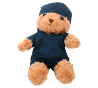 YARNOW Peluche Ours Infirmier Uniforme Doux et Portable de Rôle pour Garçon Fille Cadeau Souvenir de Remise de Diplôme Soins Infirmiers