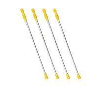 YARNOW Perche Télescopique en Acier Inoxydable 4 Pcs pour Pulvérisateur Jardin, Rallonge 45-80 Cm, Poteaux de Pulvérisation Remplaçables, Accessoire Agricole pour Arrosage Précis