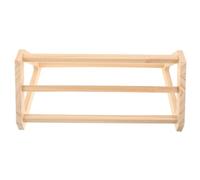 YARNOW Perchoir en Bois Ergonomique Rond pour Poussins et Poulets, Couleur Kaki, Distribue la Pression et Minimise la Fatigue pour Installations de Poulailler