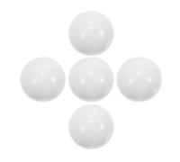 YARNOW Perles de Roulette Blanches 14 MM Lot de 5 Billes Rondes de Remplacement pour Roue Russe Diamètre 12-16 Pouces Accessoire Jeu de Table Fête