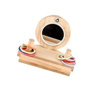 YARNOW Perroquet avec Accessoire pour Oiseaux de Compagnie Stimule Intérêt Activité Animaux de Cage