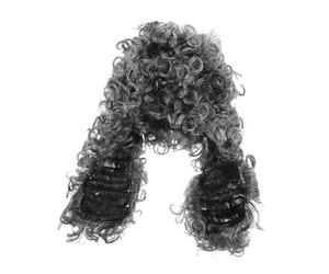 YARNOW Perruque Longue Bou Grise Pour Costume Perruque Pour Homme Cosplay Halloween Pour Événements Thématiques Et Représentations Théâtrales