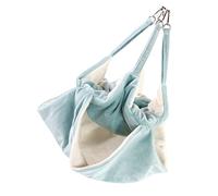 YARNOW Petit nid pour Animaux de Compagnie Jouets pour Hamsters Cage Journal de Hamster Chien hamacs Hammock hamac balançoire pour Animaux de Compagnie lit hamac Hamster Flanelle Blue
